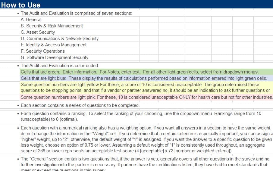 How to fill a vendor security risk assessment questionnaire How to fill a vendor security risk assessment questionnaire