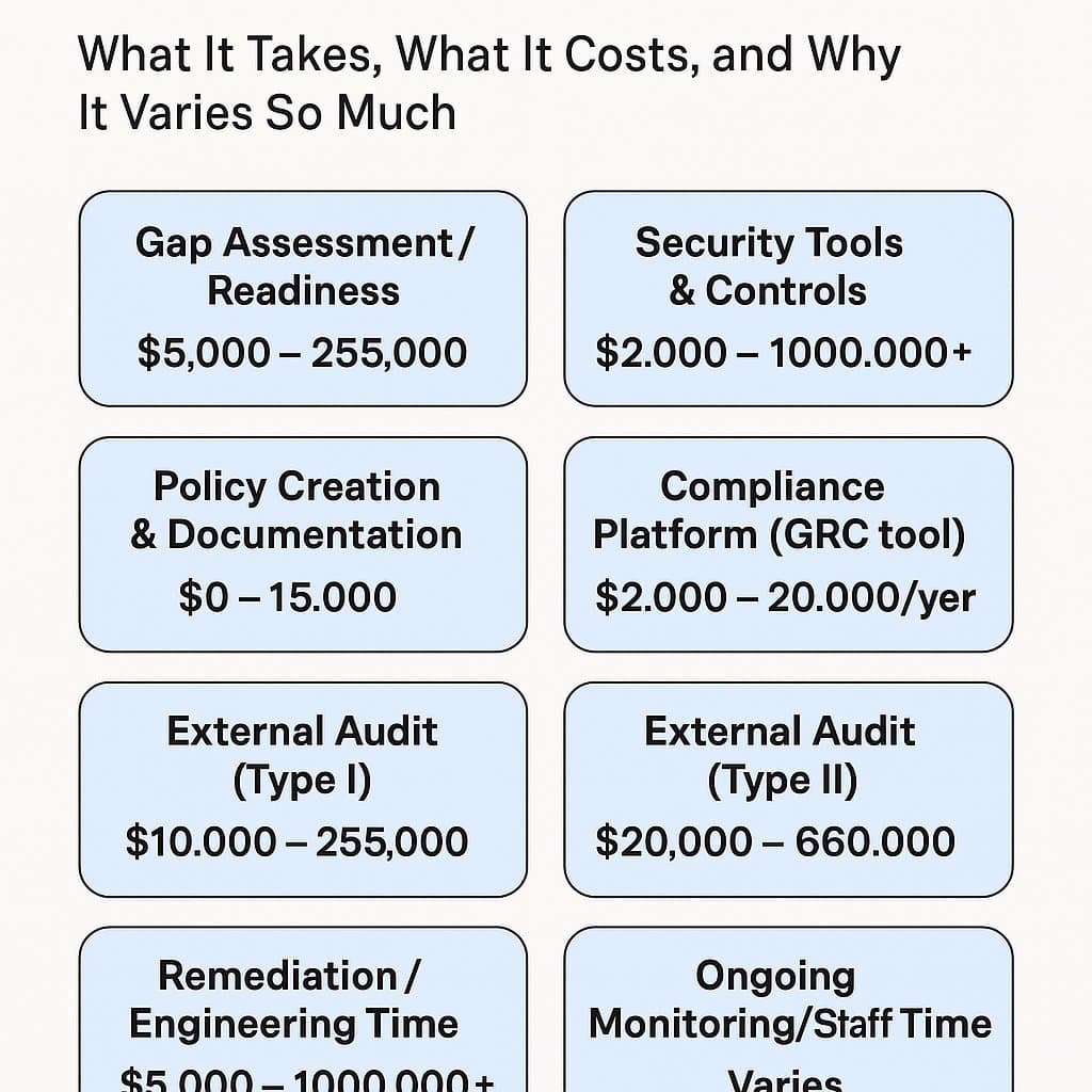 The Real Cost of Becoming SOC 2 Compliant The Real Cost of Becoming SOC 2 Compliant