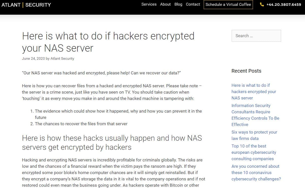Here is what to do if hackers encrypted your NAS server Here is what to do if hackers encrypted your NAS server