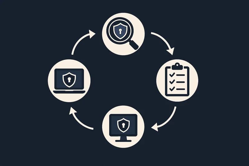 Cybersecurity Consulting Process Structured cybersecurity consulting engagement process from assessment to ongoing protection